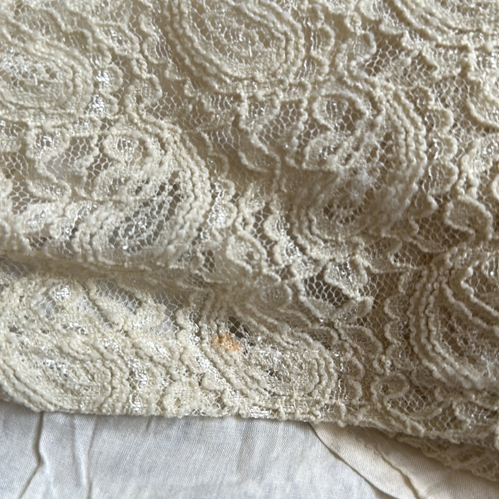 Urban Outfitters Pins and Needles Cream Lace Strapless Mini Dress Tumblr NWT - Picture 6 of 7